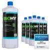 BiOHY Intensivreiniger Universal (6x1l Flasche) | Hochleistungs-INDUSTRIEREINIGER | Grundreiniger Ideal Für Hochdruckreiniger, Schaumarm