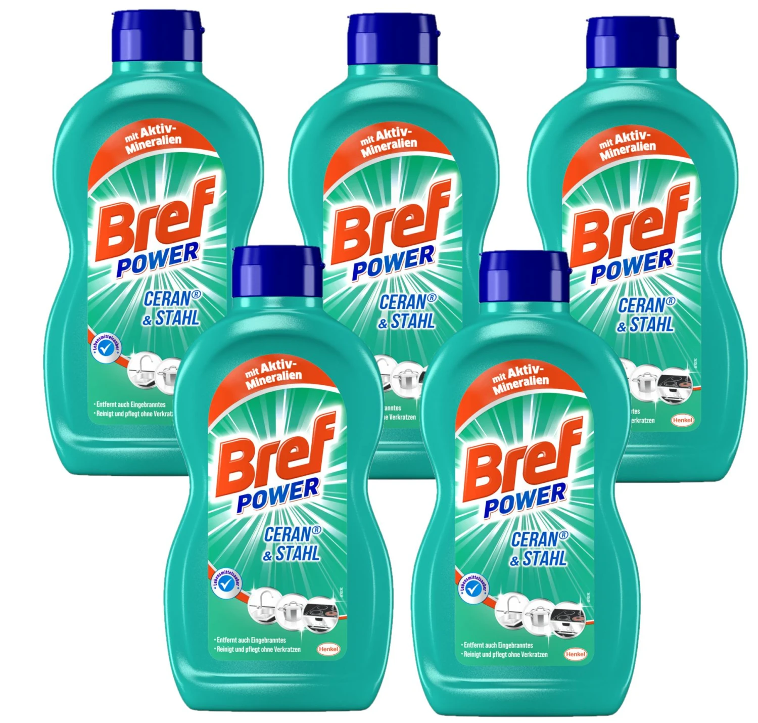 Bref Sidol Ceran & Stahl Reiniger Entfernt Eingebranntes 5x500 Ml Reinigung 1 Bref Sidol Ceran & Stahl Reiniger Entfernt Eingebranntes 5x500 Ml Reinigung