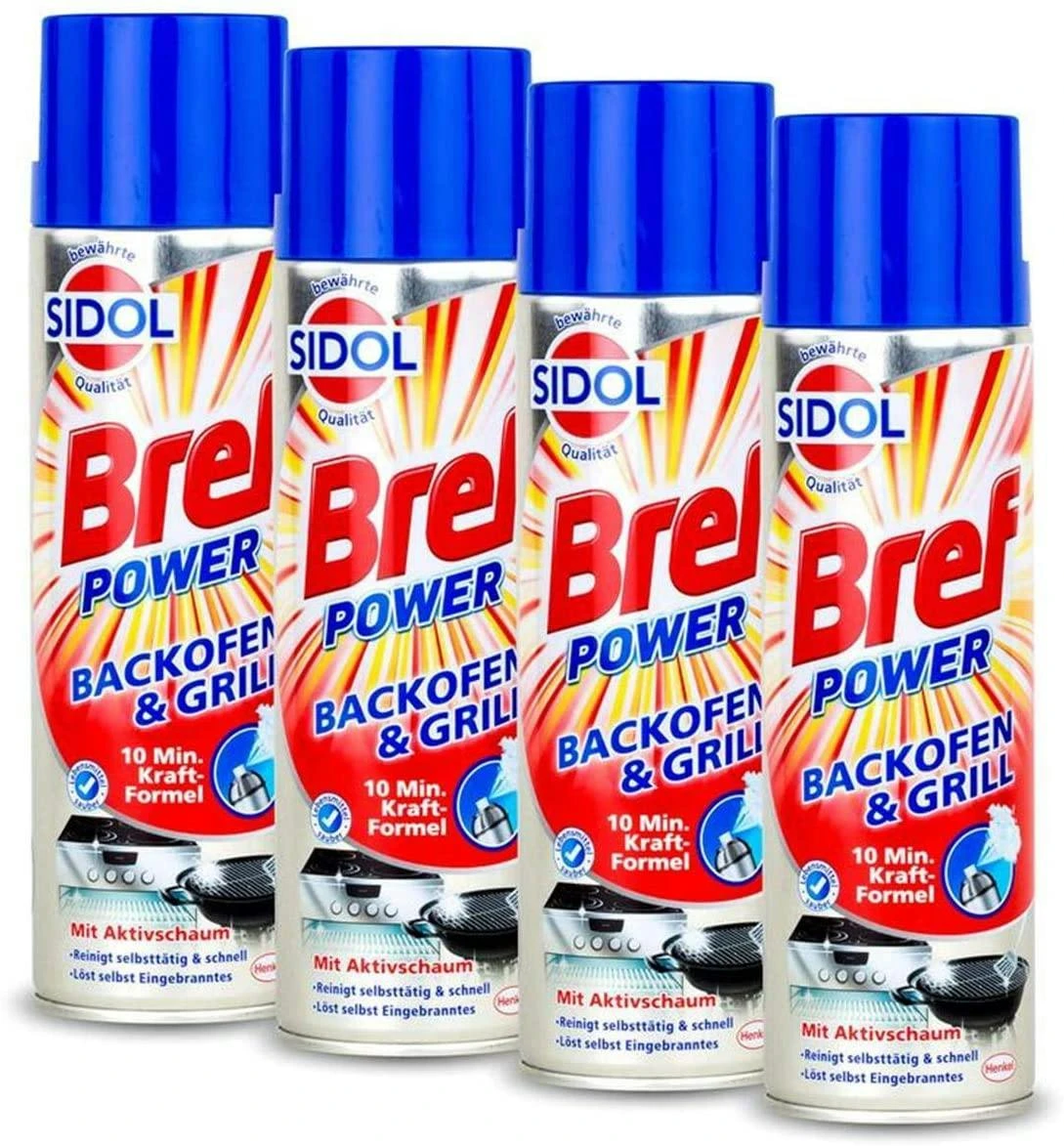 Bref Power Gegen Fett & Eingebranntes 4er Pack Fettlöser 4x750 Ml Sprühflasche 7 Bref Power Gegen Fett & Eingebranntes 4er Pack Fettlöser 4x750 Ml Sprühflasche – Bild 7