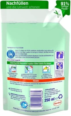 Sidolin Pro Nature PH-neutraler Glasreiniger Reinigung 250 Ml Nachfüllpack -Bissell Verkaufsgeschäft 7d52a90d f957 431f a24e f710e5ce8a6f