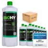 BiOHY Bodenreiniger (12x1l Flasche) | Konzentrat Für Alle Reinigungsgeräte Und Alle Hartböden | Angenehmer Geruch Und Streifenfreie Reinigung
