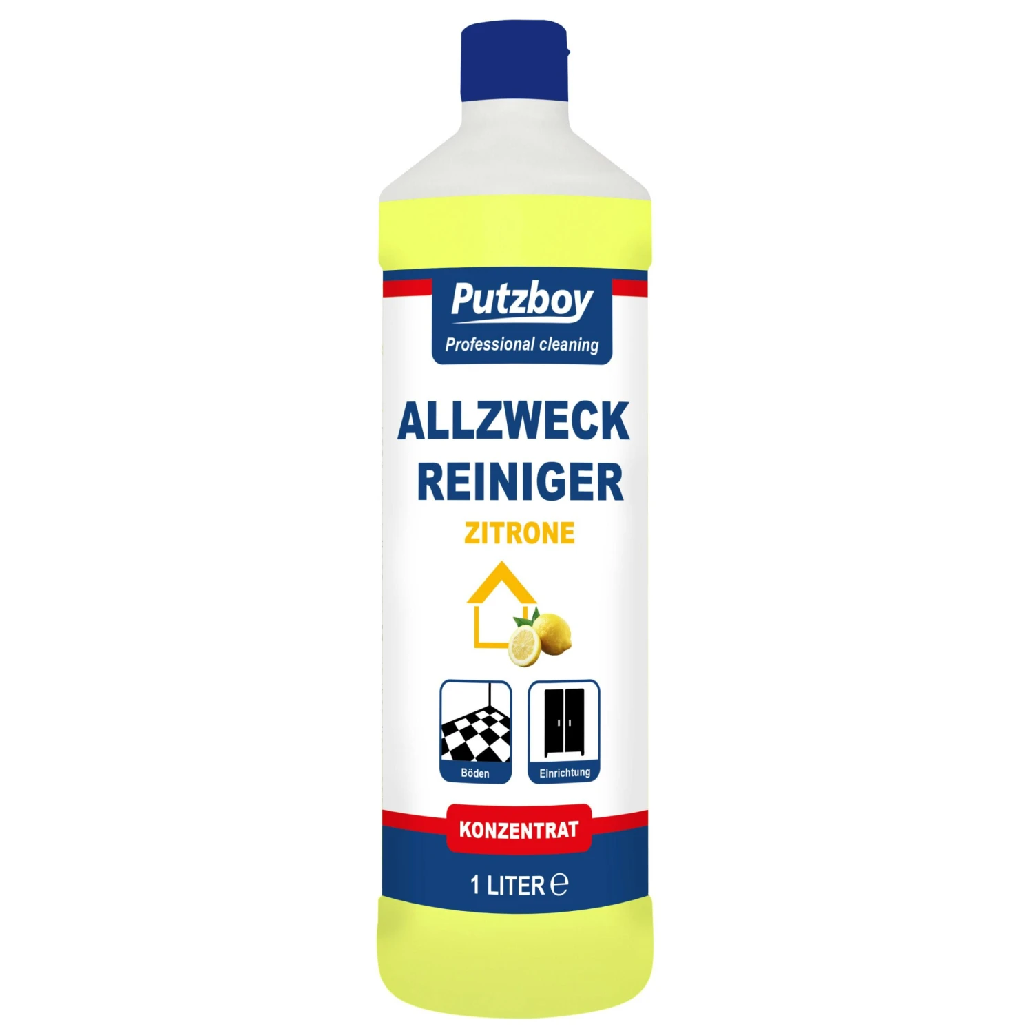 Putzboy Allzweck Reiniger - Konzentrat - 1 Liter - Universalreiniger Für Böden Und Oberflächen - Made In Germany 1 Putzboy Allzweck Reiniger - Konzentrat - 1 Liter - Universalreiniger Für Böden Und Oberflächen - Made In Germany